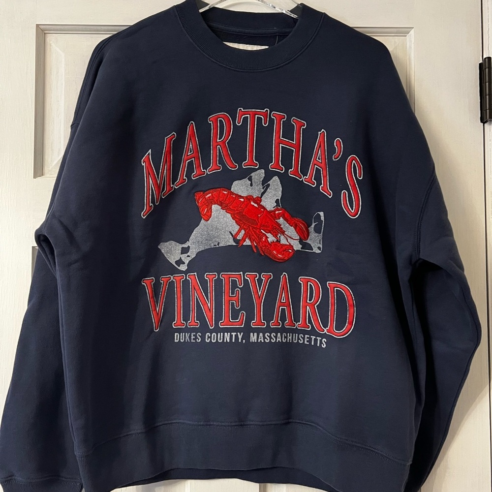 Abercrombie & Fitch Martha's Vineyard Navy Sweater